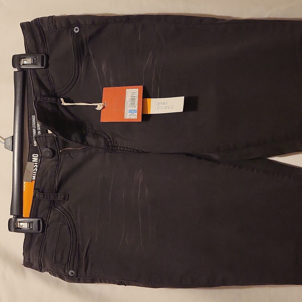 Mossimo denim legging black wash size 9